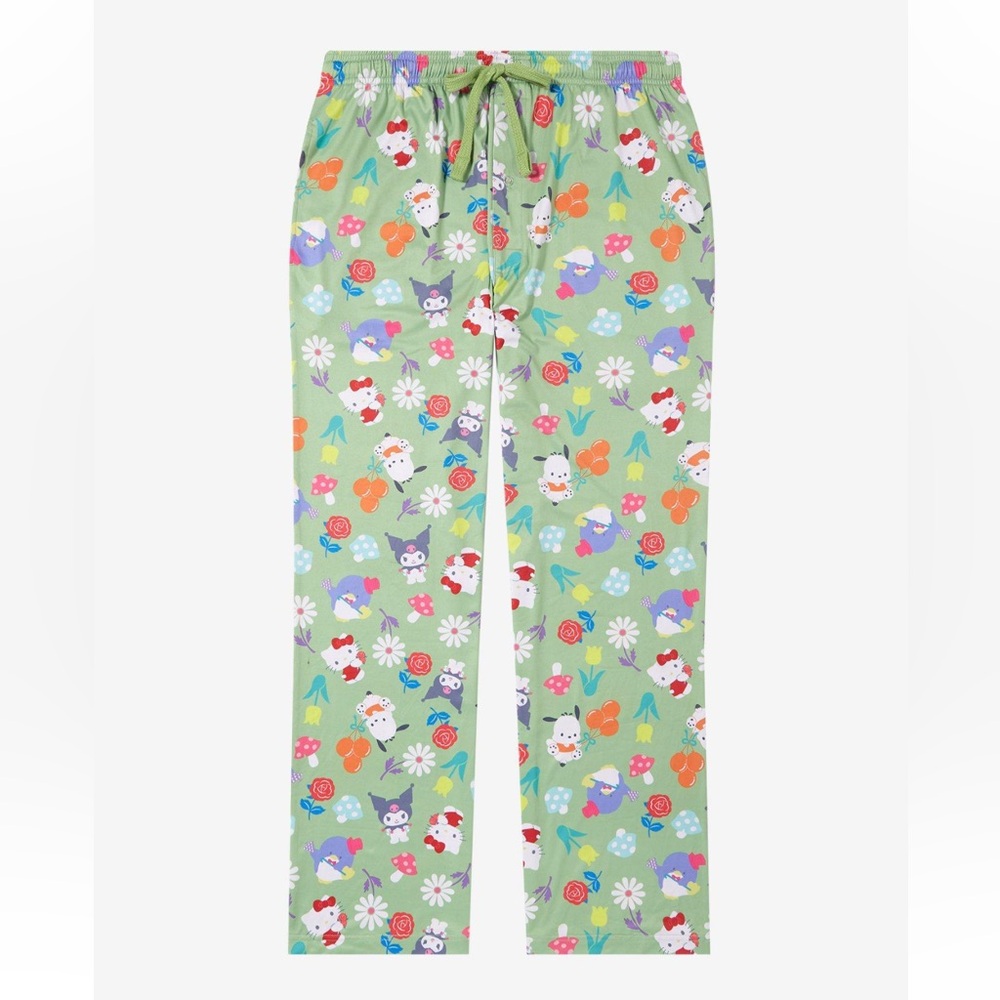 Unisex Sanrio Hello Kitty & Friends Floral‎ Allover Print Sleep Pants Boxlunch